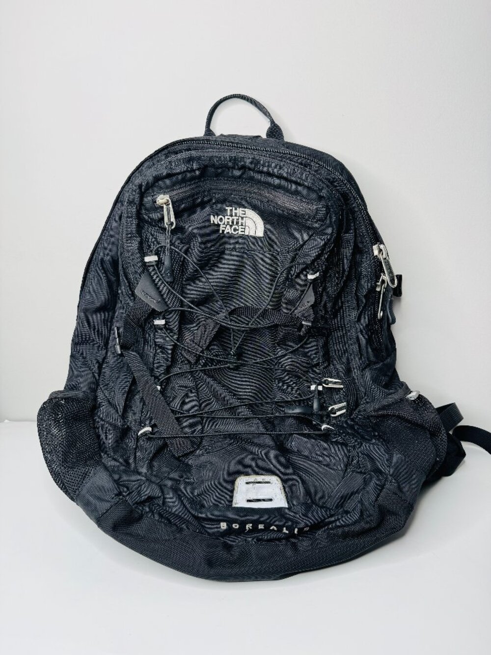The North Face Borealis Backpack Black External Bungee Storage Nylon Adjustable